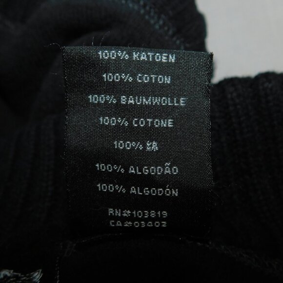 Harley Davidson Mens 2XL Black 1/4 Zip Knit Black Sweater HDMC - Picture 6 of 12